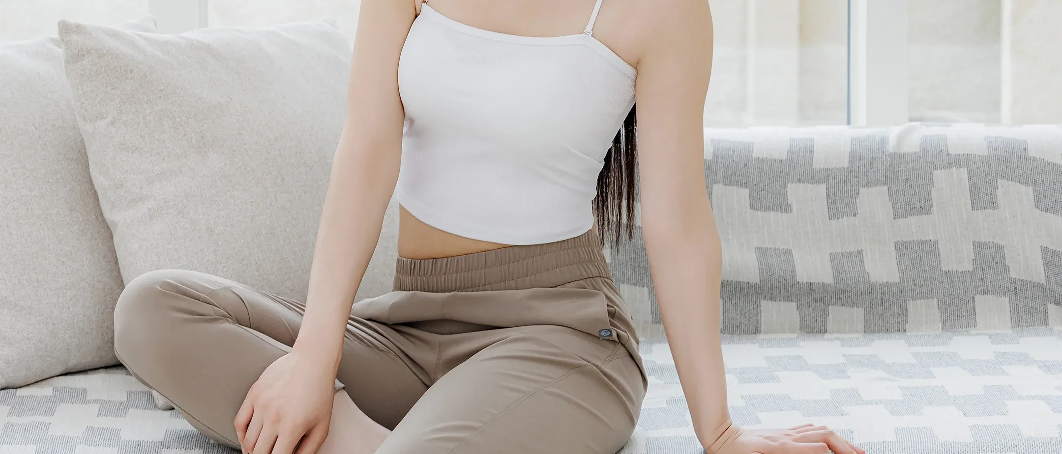 [SET] 오프숄더 요가 브라탑 X 쿨 슬림핏 요가팬츠 상세 이미지 50