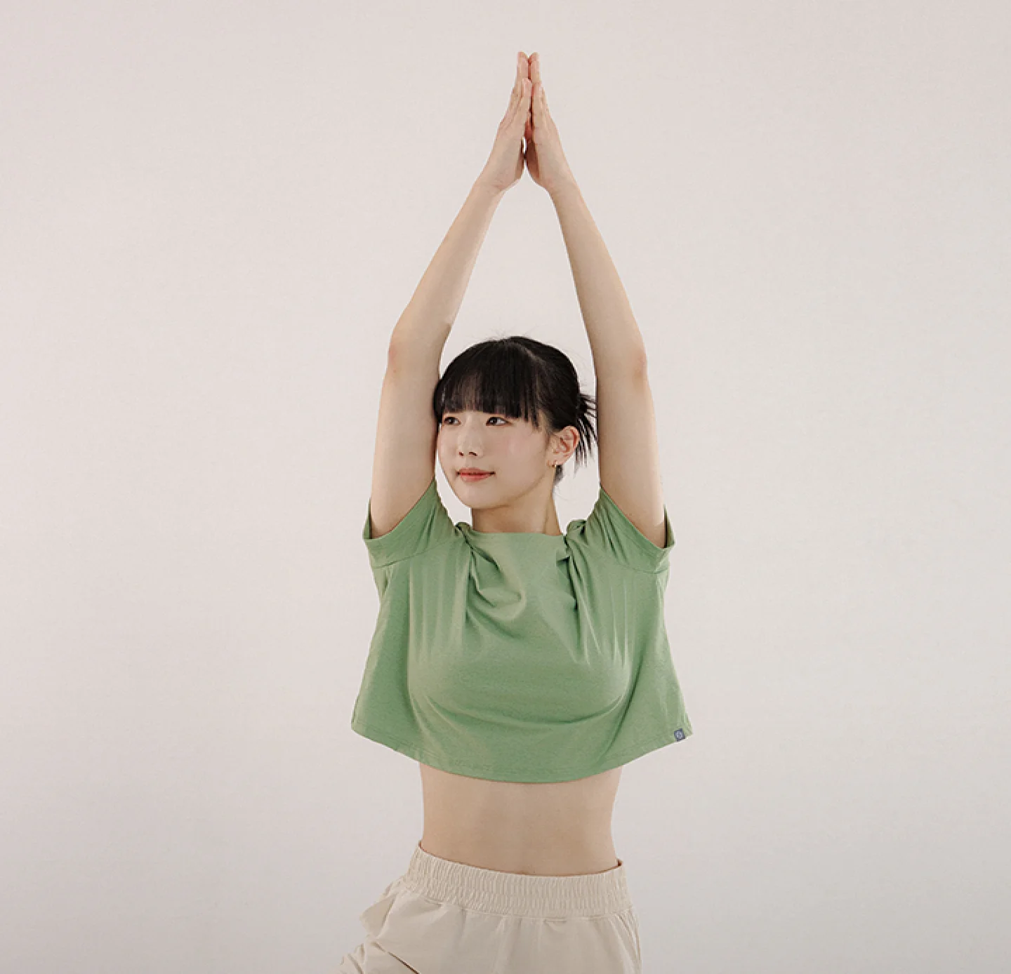 비건 세미 크롭티 숏 상세 이미지 1