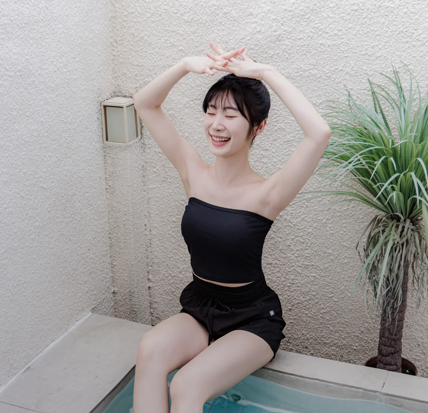 [SET] 골지 크롭 요가 나시탑 X 쿨 듀얼 요가쇼츠 상세 이미지 38