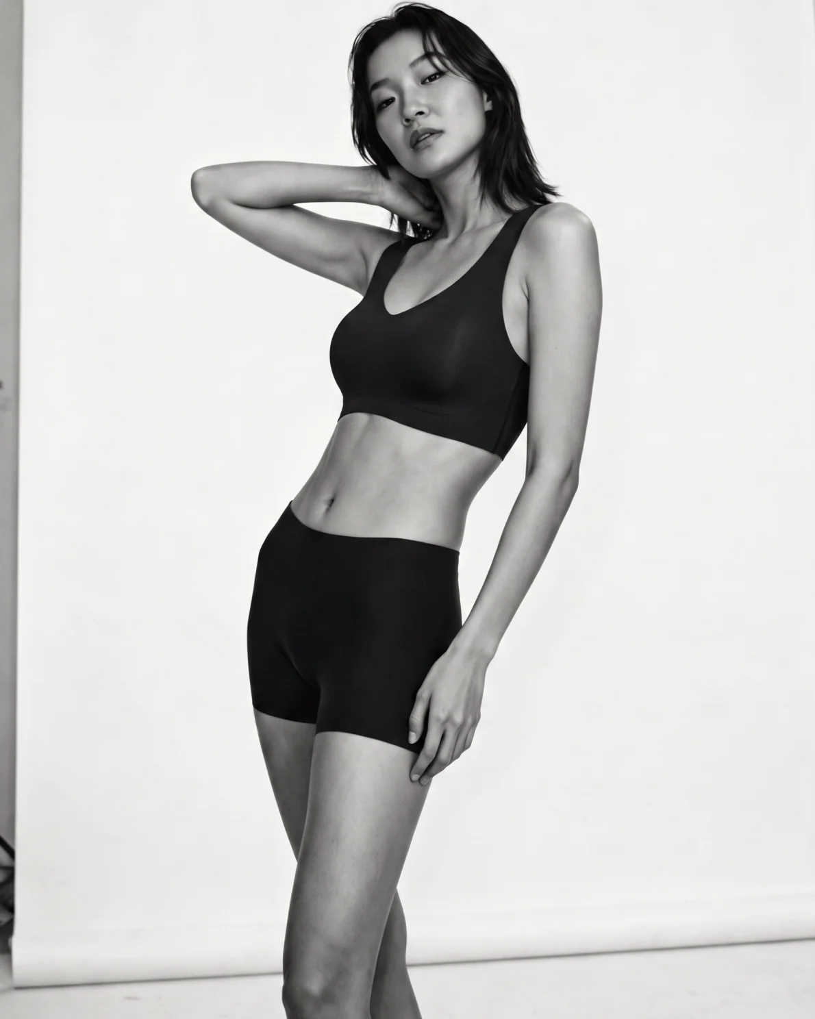 [3SET] 올블랙 셋업 상세 이미지 10