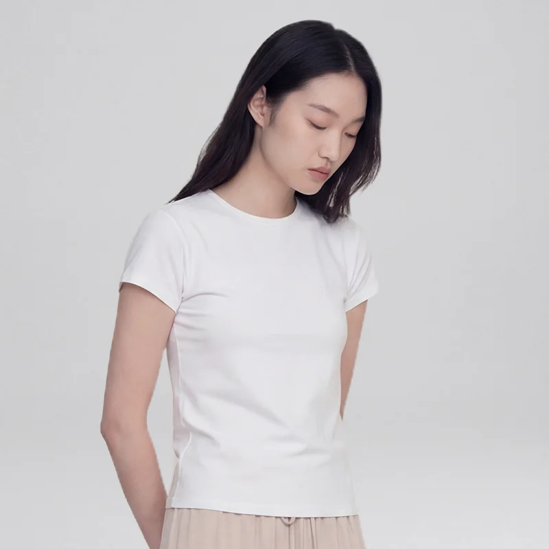 [FLOWIN] 모달 핏 반팔 티셔츠