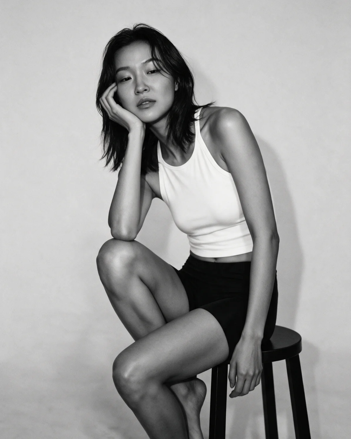 [3SET] 올블랙 셋업 상세 이미지 9