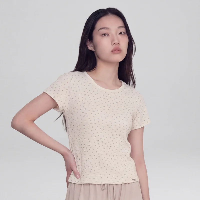 [FLOWIN] 플라워 반팔 티셔츠