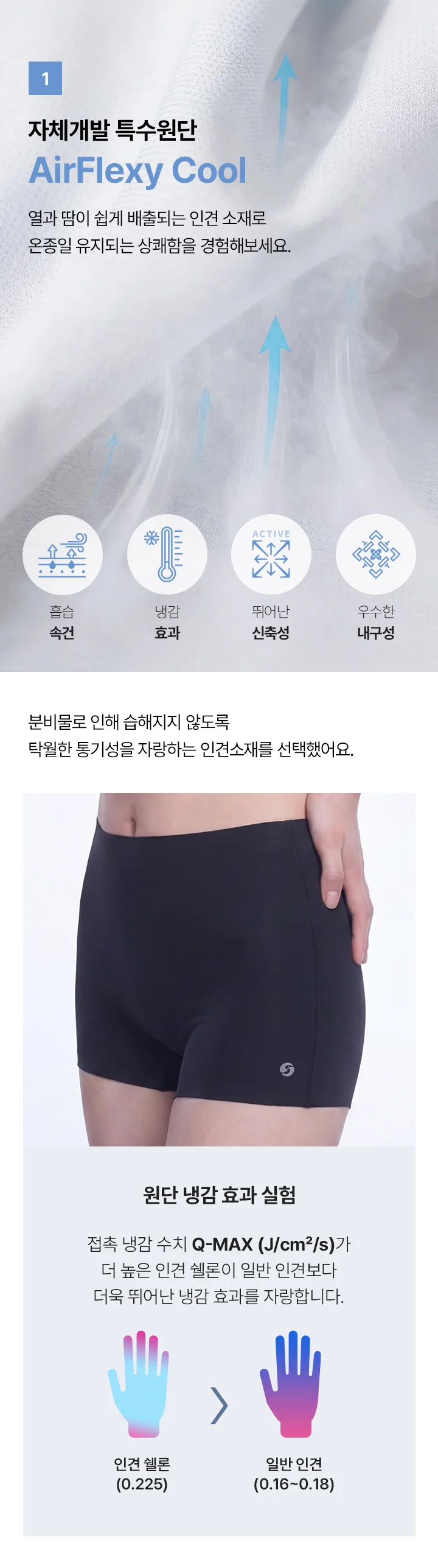 [오직 첫구매 1+1] 쿨인견 네모팬티 핏 상세 이미지 8