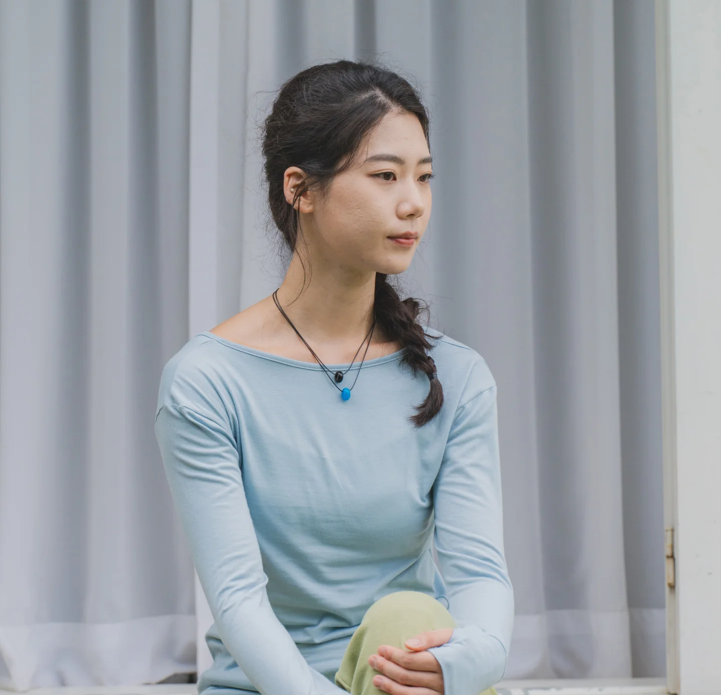 [2PACK] 핑거홀 요가 롱슬리브티 상세 이미지 6