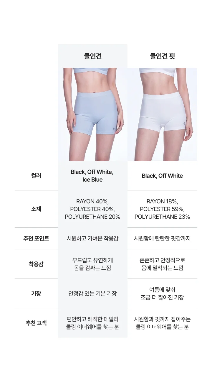 [SET] 쿨인견 편해나시탑 크롭 X 쿨인견 네모팬티 상세 이미지 37