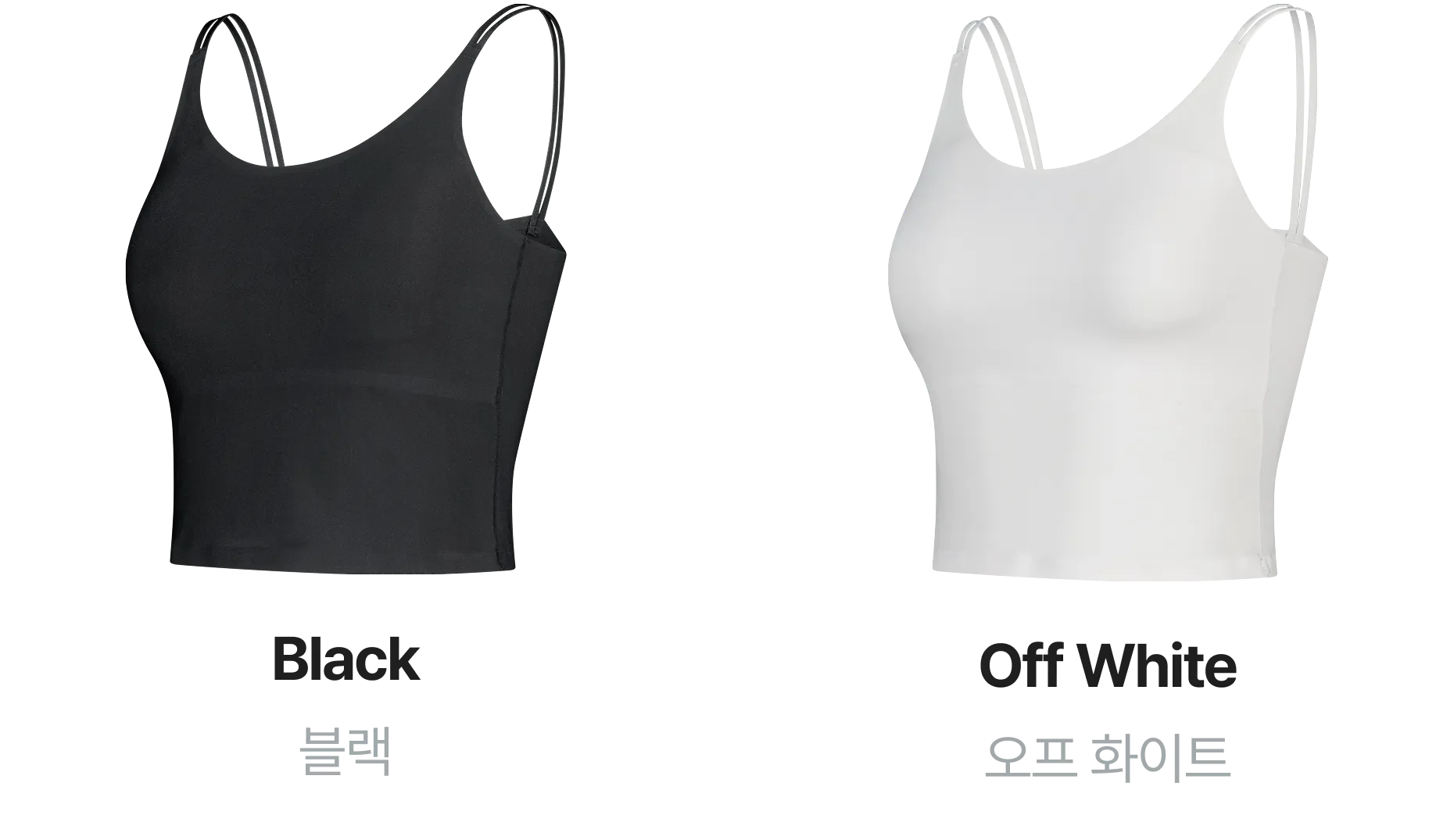 [3PACK] 쿨인견 편해나시탑 크롭 상세 이미지 10